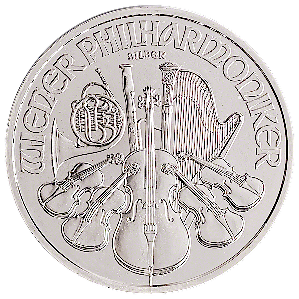 1 oz Austrian Silver Philharmonic Bullion Coin
