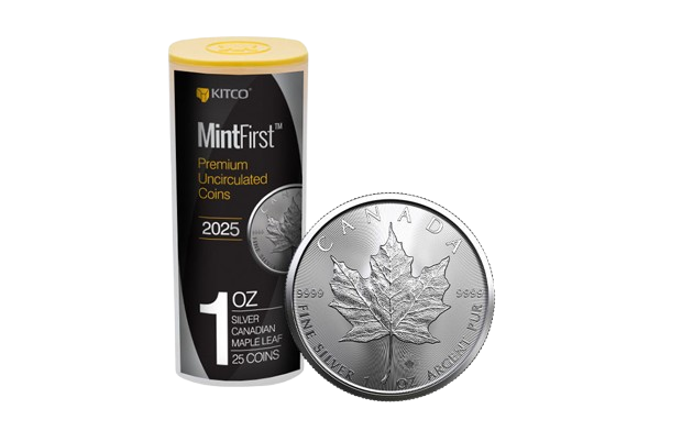 25 x 1 oz Silver Maples Leaf Coins