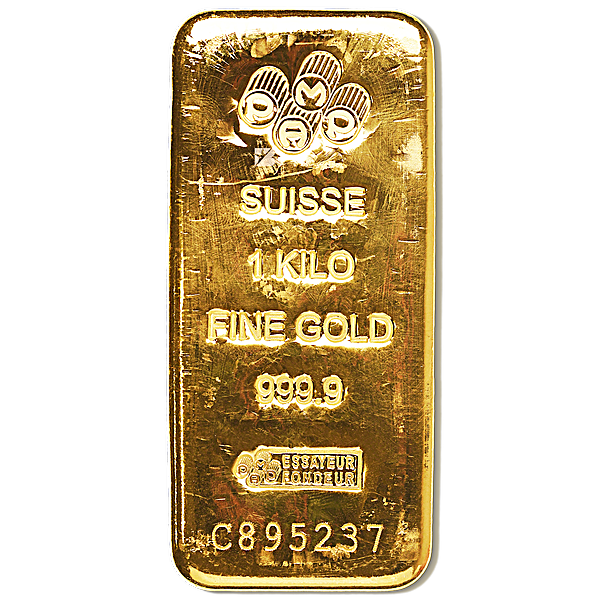 1 Kilogram PAMP Swiss Gold Bullion Bar