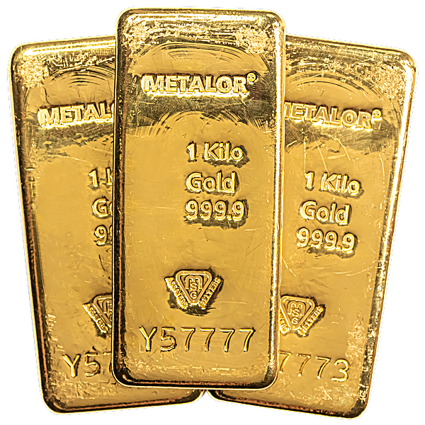 1 Kilogram Metalor Swiss Gold Bullion Bar