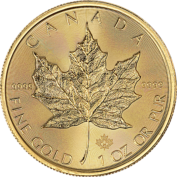 1 oz Canadian Gold Maple Leaf Bullion Coin