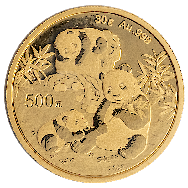 30 Gram Chinese Gold Panda Bullion Coin